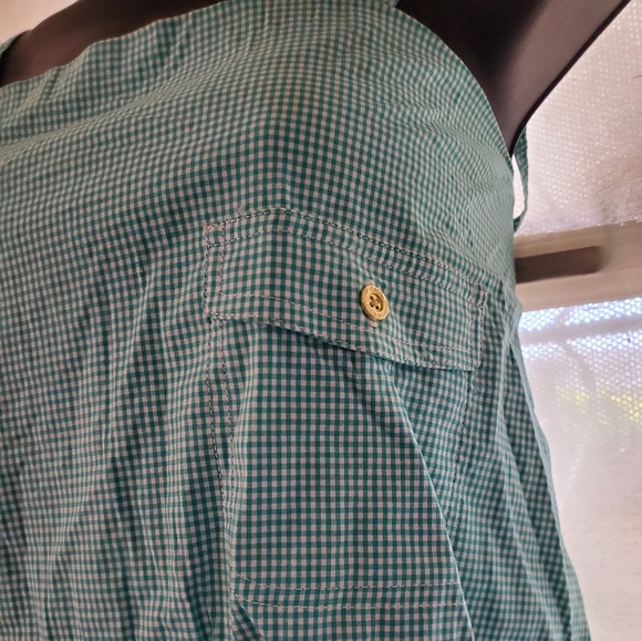 CAVI Green Gingham Romper - Picture 2 of 5